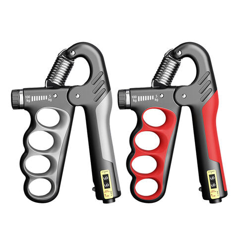 Hand grip strengthener with counter adjustable 5-100kgs