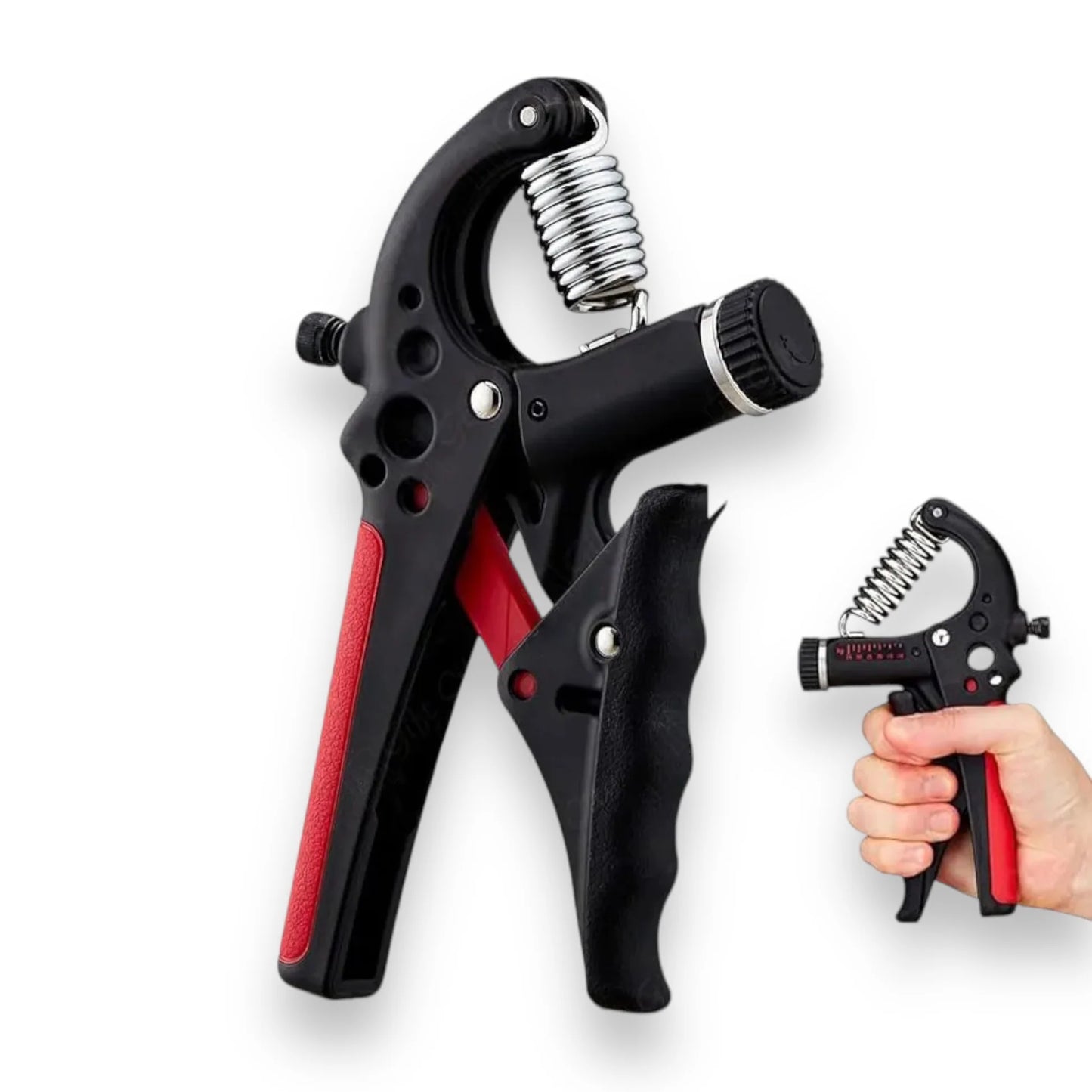 Dual hand grip strengthener adjustable grip 10-40kg