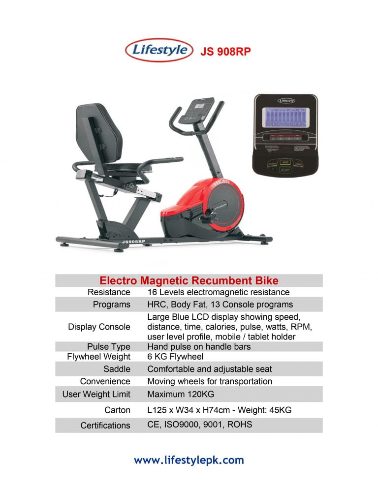 Lifestyle 908 RP Recumbent bike