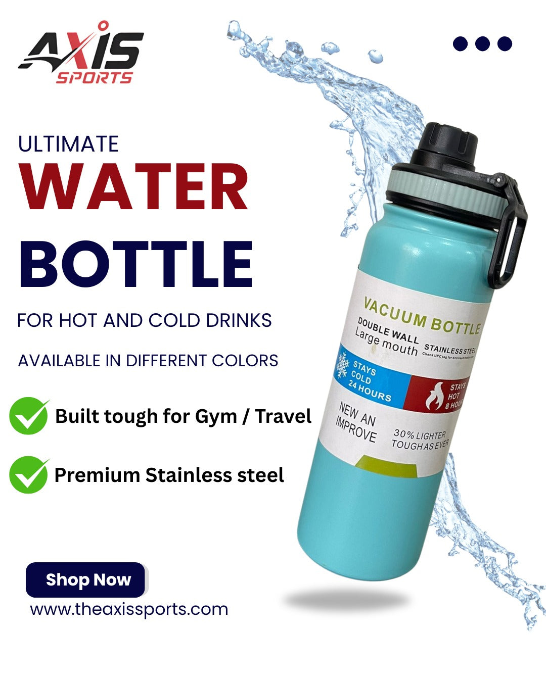 Water bottle Hot and cold 750 ml(6076-16097)