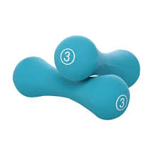 Vinyl bone shape dumbells 1-3 Kg Liveup
