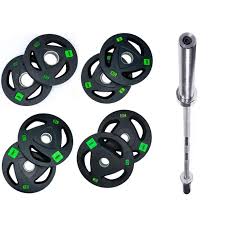 Rubber coated plates olympic lean