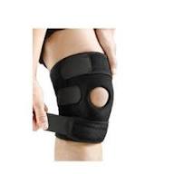 Knee brace with open patella