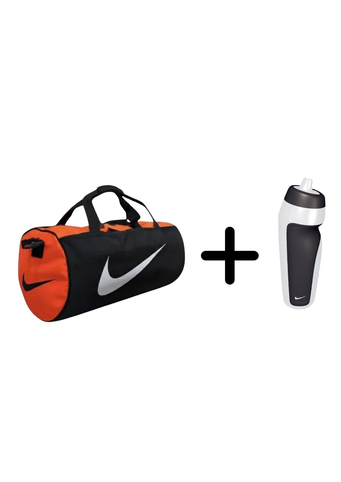 Nk gym bag with water bottle