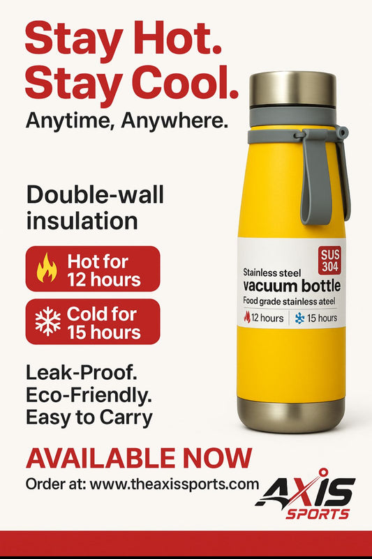 Water bottle Hot and Cold 6065 (yellow)