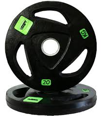 Rubber coated plates olympic lean